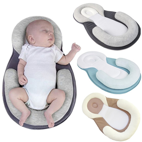 Newborn Pillow Baby Sleep Positioning Cushion Anti-Deviation Head Setting Pillow Baby Pillow Anti-Rollover Pillow