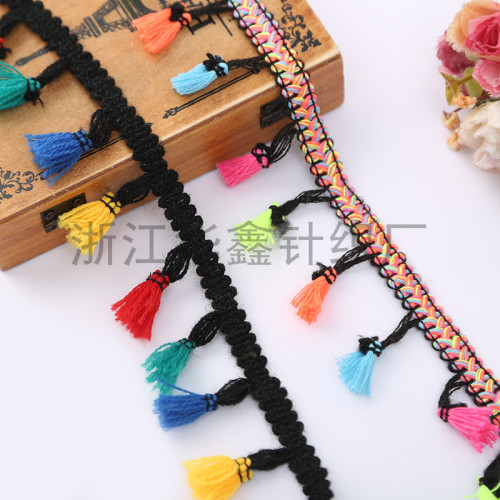 lace accessories tassel lace ribbon fluorescent color ethnic lace diy clothing bag decorative color lace