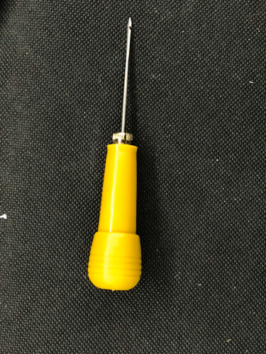 yellow plastic drill upper shoe awl replaceable needle sole booking voucher shoe repair shoes tools