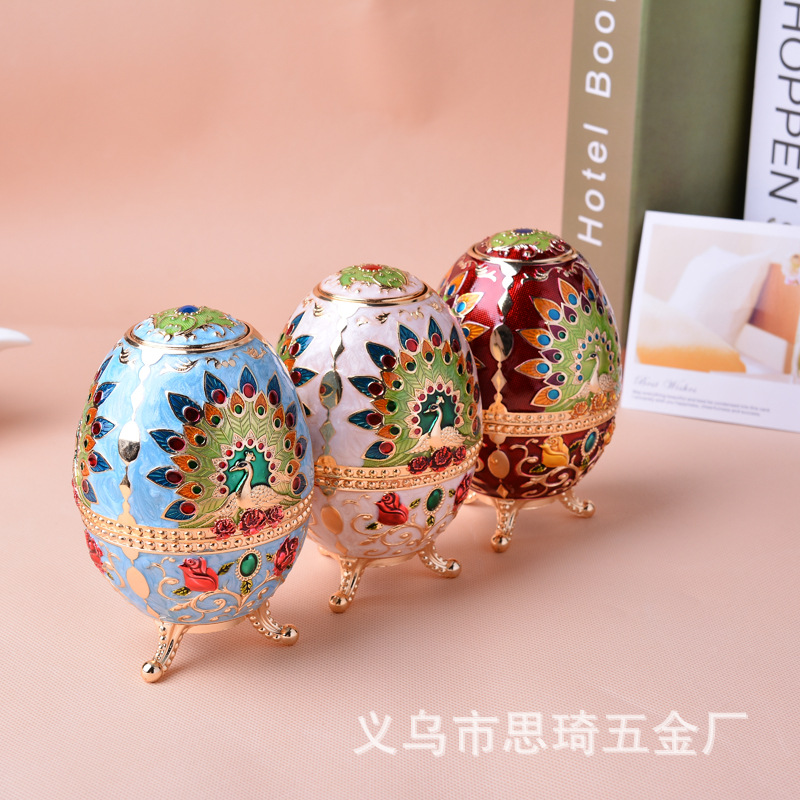 金属牙签筒金属牙签筒蛋型牙签筒创意金属牙签筒多种颜色