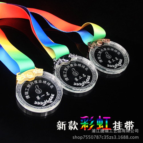 medal carving production student sports event metal small listing customized marathon commemorative crystal medal