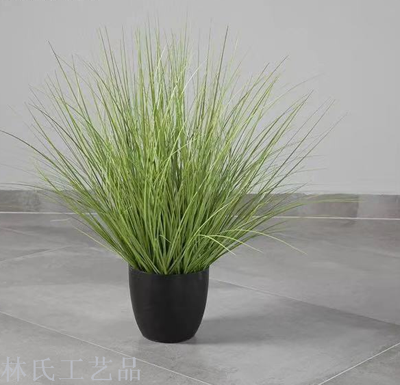 工厂店批发长草假草仿真植物花草盆景洋葱草盆栽纯草装饰绿色摆件