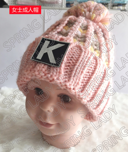 spring lady autumn and winter hat korean wool hat japanese-style fleece-lined cute knitted hat children‘s hat
