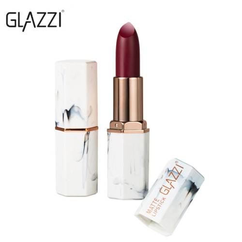 Glazzi Marble Lipstick Best-Seller on Douyin Chinese Red Retro Red Coral Orange Cut Men‘s Grapefruit Cameo Brown