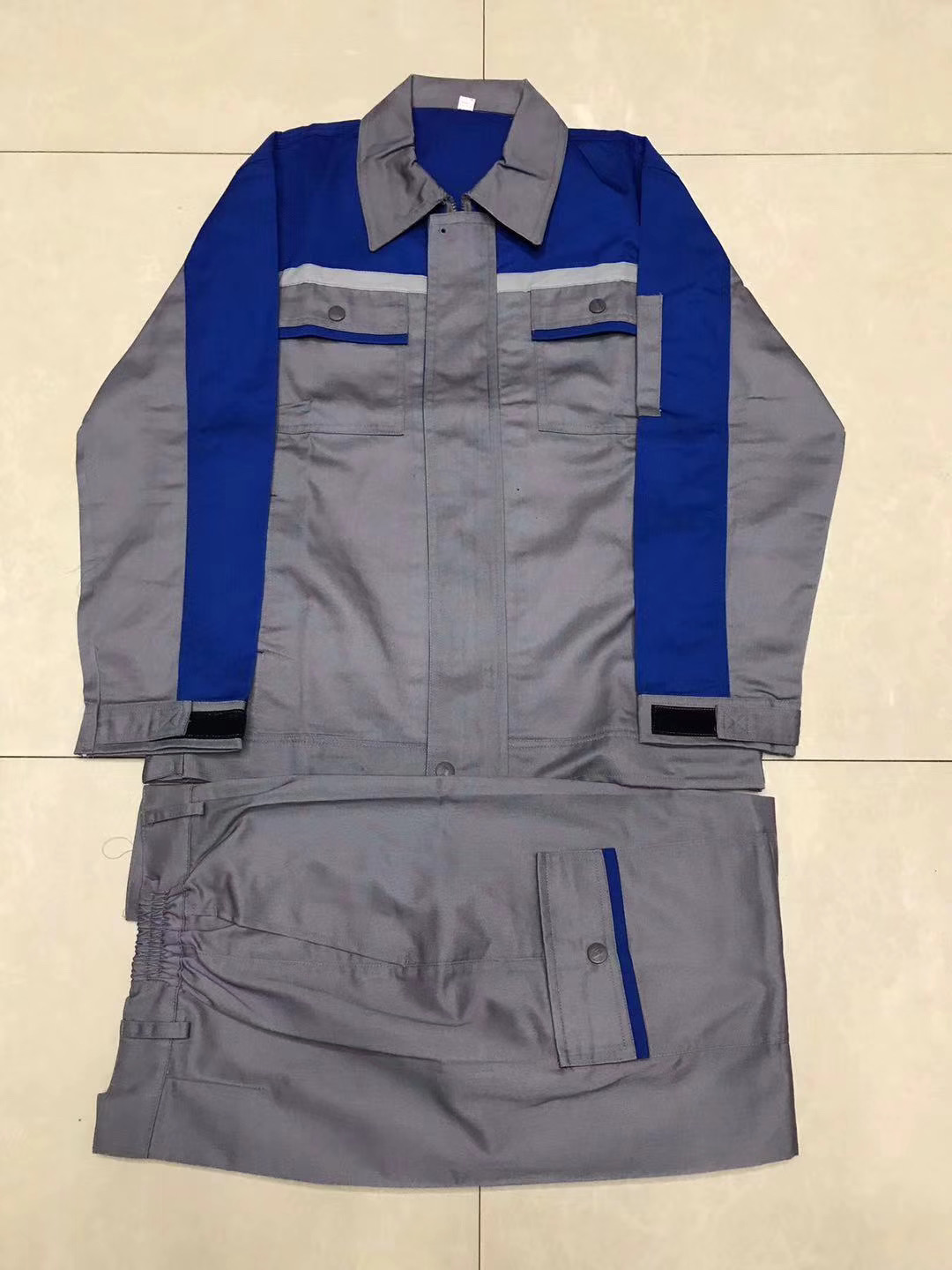 秋季工作服套装男士劳保上衣服装上班耐磨工地建筑定制农民工干活