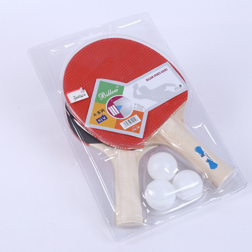 factory direct sample custom table tennis racket set two shots three balls for beginners 2 pack double-sided reverse glue