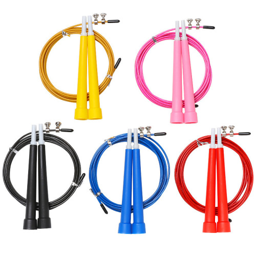 Factory Direct Steel Wire Rope Skipping Racing Competition universal Bearing Jump Rope for Primary and Secondary School Students