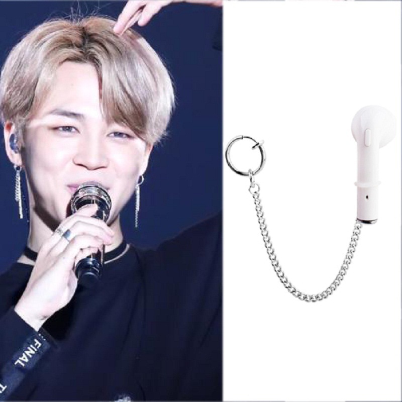 亚马逊新款欧美时尚防丢耳环 无线耳机耳饰个性创意耳夹无耳洞.