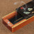 Yunting craft red wood horizontal incense burner set andalwood thread ebony household tea ceremony incense box gift box