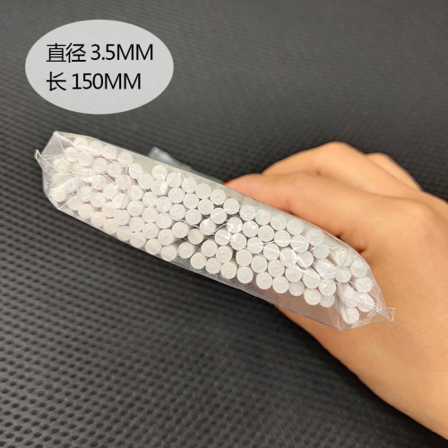 Disposable Degradable Kraft Paper Tube 3.5 * 150mm White Paper Stick Customizable