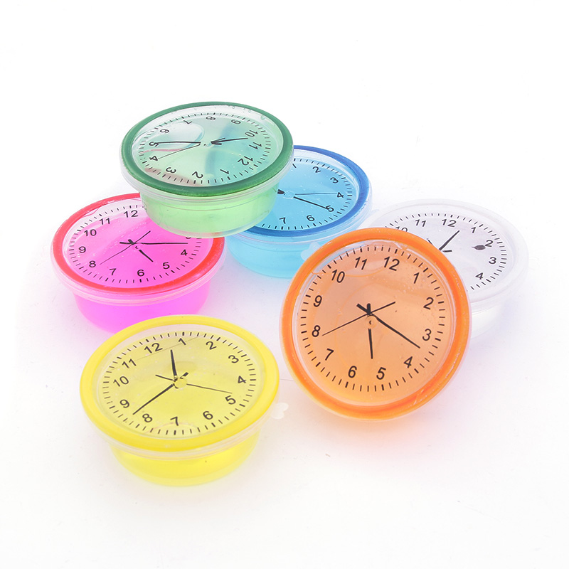 益智玩具起泡椒玩具减压樱花彩虹时间水晶泥起泡胶女孩公主水晶泥