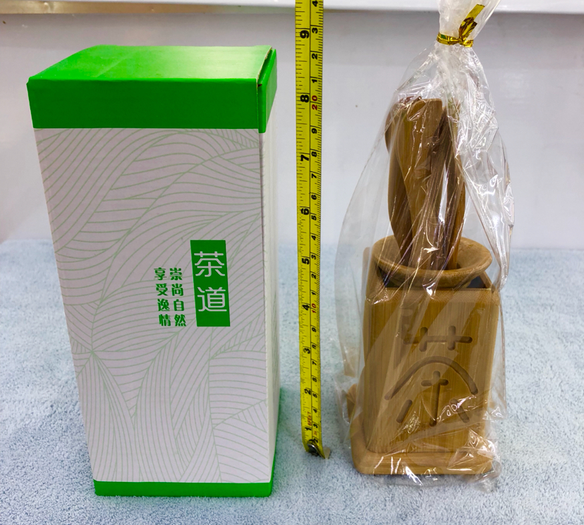 竹子茶夹5件套泡茶配件