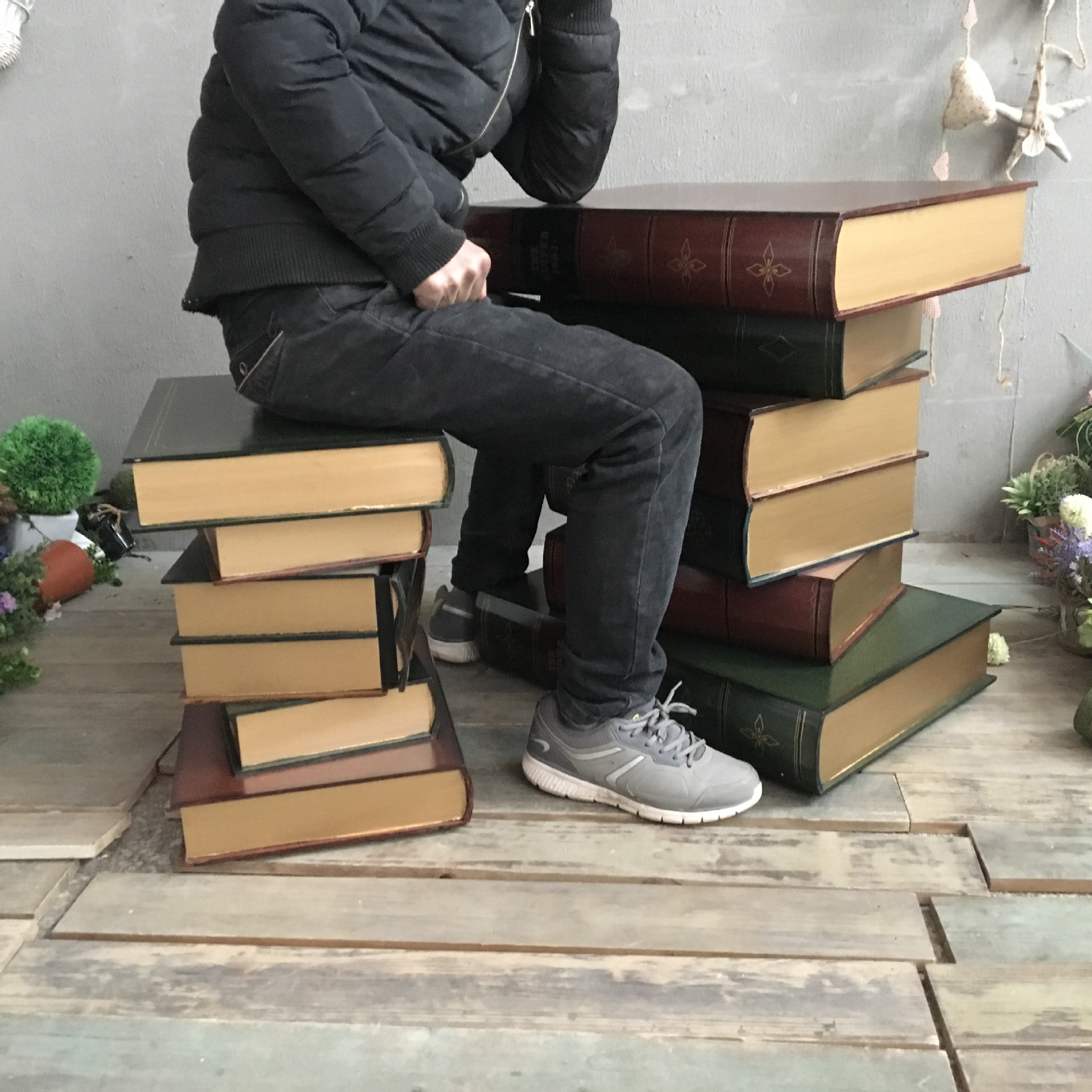 欧式木质仿古书假书桌椅摆件家居收纳套装家居客厅装01079桌子