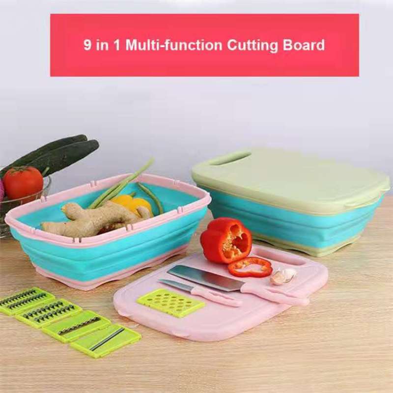 A 9-piece multi-functional cutting board pic 1