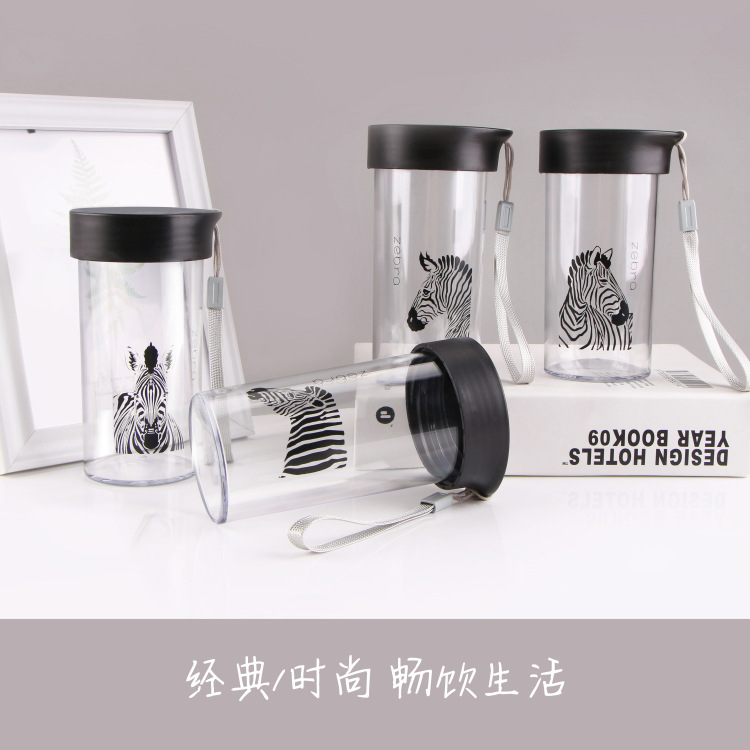 【厂家直销】广州富全卡特随手杯卡通学生简约密封便携塑料水杯