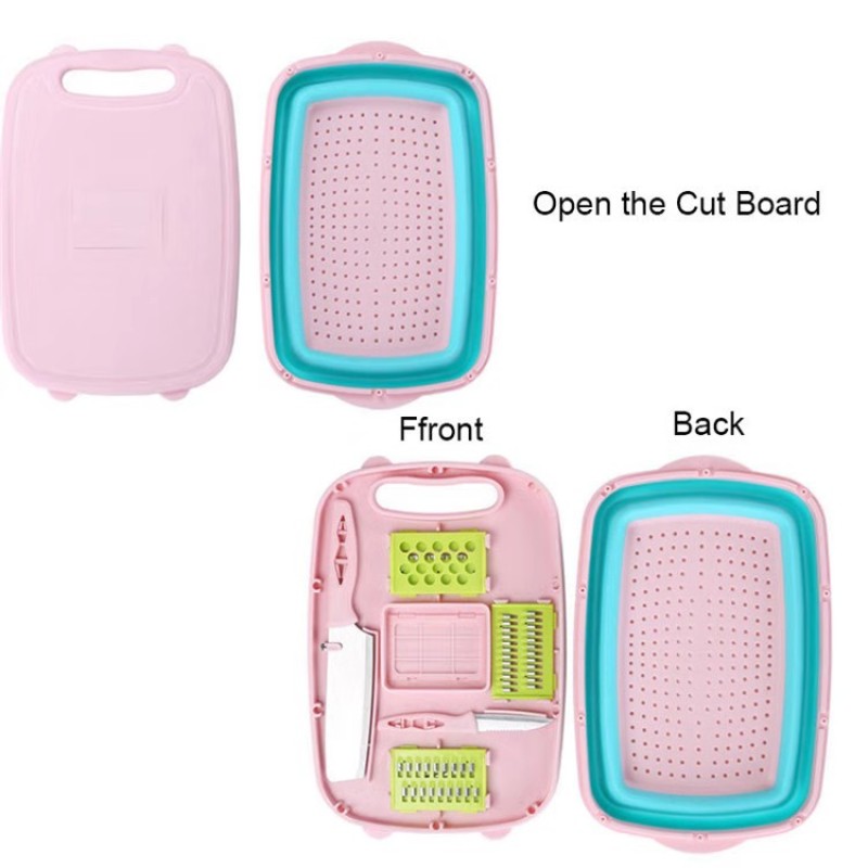 A 9-piece multi-functional cutting board pic 2