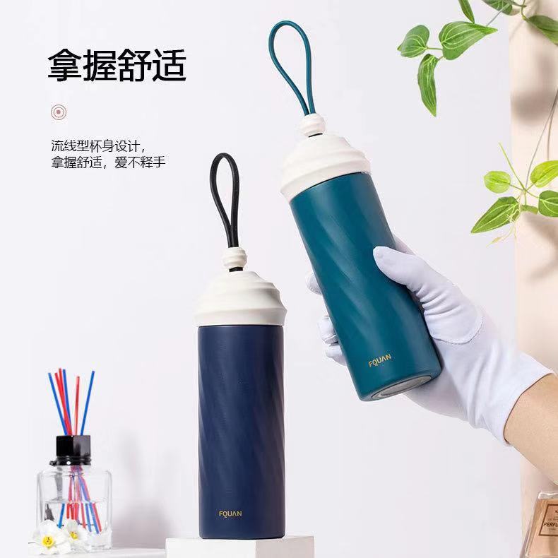 新品热销创意时空304不锈钢保温杯户外便携水杯定制logo礼品杯