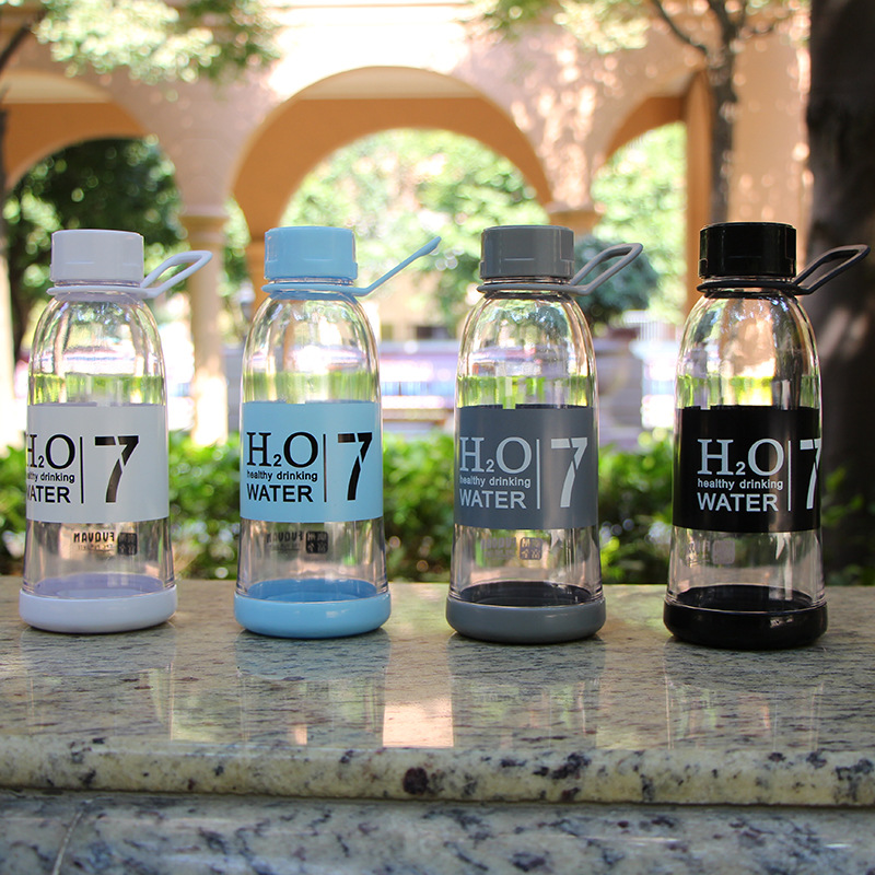 【厂家直销】广州富全透明塑料杯唯特便携杯创意礼品学生水杯