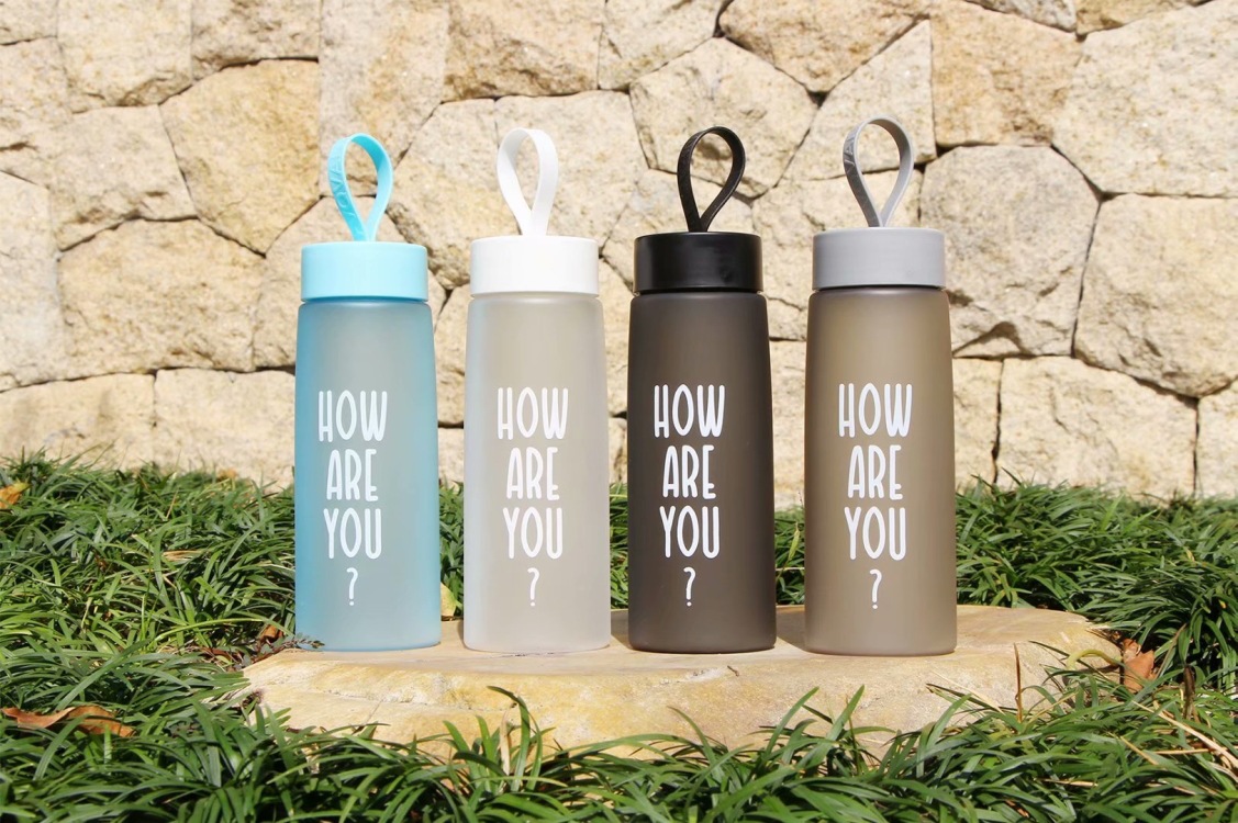 【厂家直销】广州富全简语时尚设计便携塑料水杯