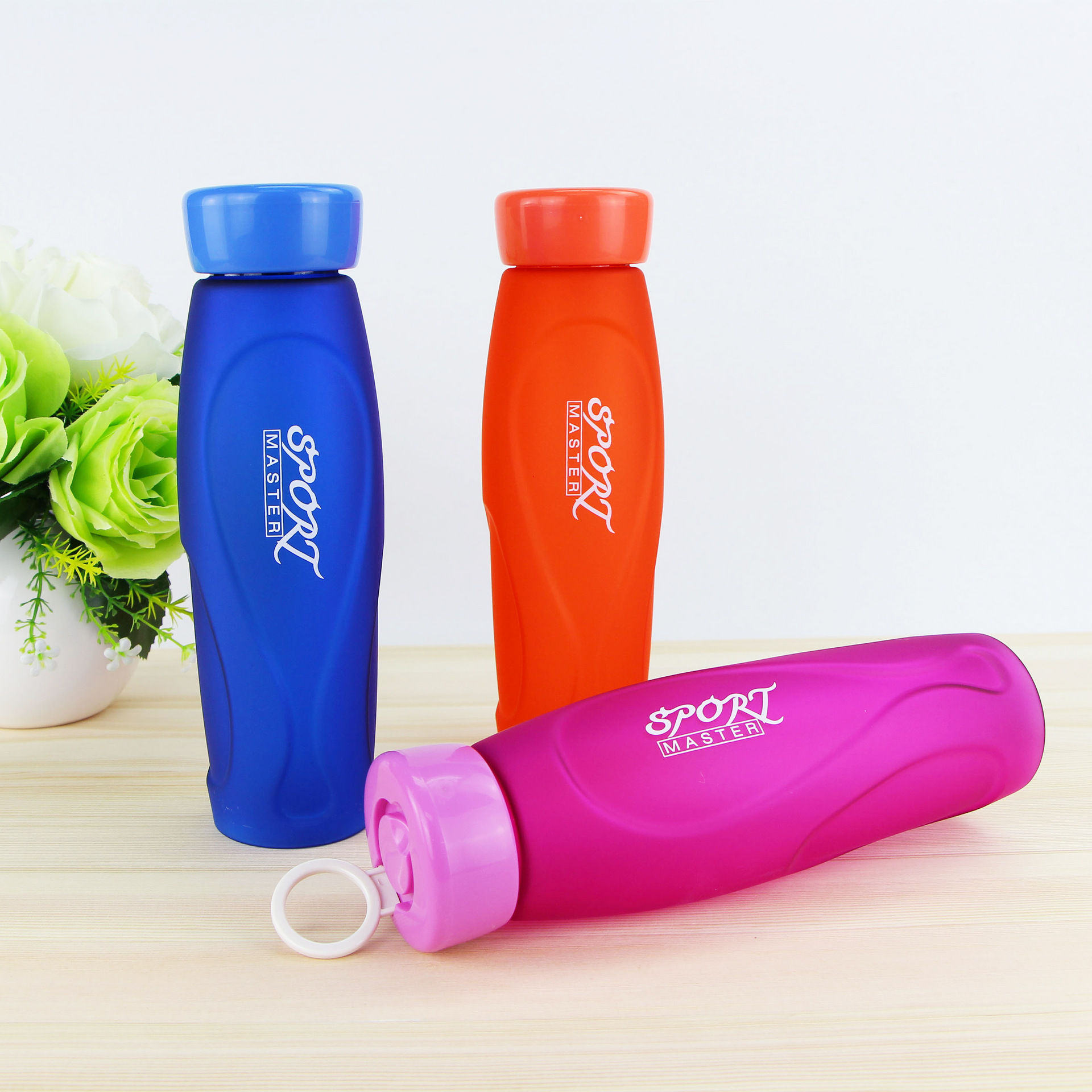 【厂家直销】广州富全运动达人磨砂杯550ML运动水杯