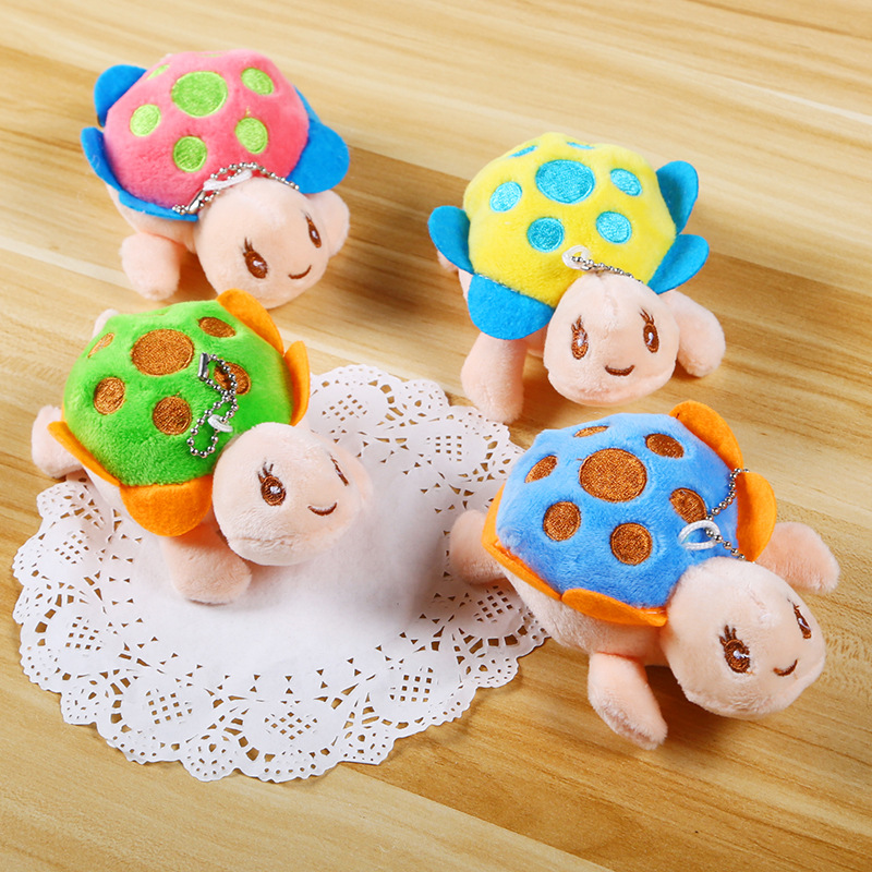 新款超柔软金钱龟毛绒玩偶挂件小乌龟毛绒挂饰抓机娃娃婚庆抛洒