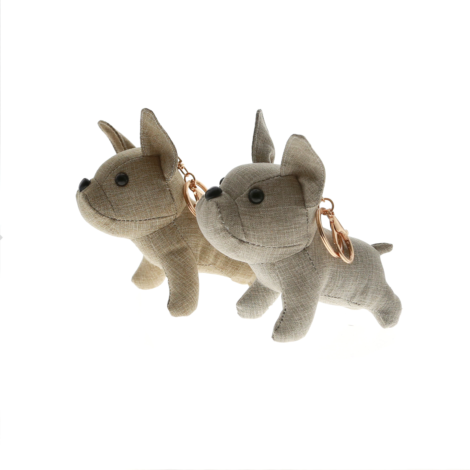 宝拉麻布狗毛绒玩具挂件钥匙扣抓机娃娃包包挂饰活动礼品义乌玩具