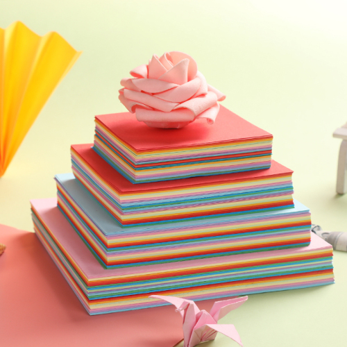 Factory New Hot Sale Fancy Paper Copy Handmade Exquisite A4 Paper Folding Colorful Student Only Cardboard Wholesale
