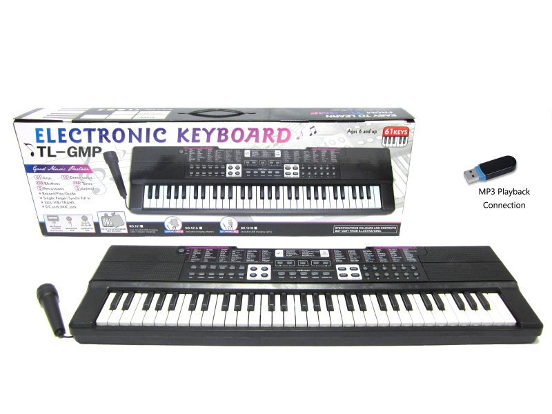 Supply 61 key multi function electronic keyboard English color box