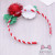 Christmas New Headband Santa Claus Bear Snowman Headdress Hair Hoop Adult and Children Performance Decoration Props