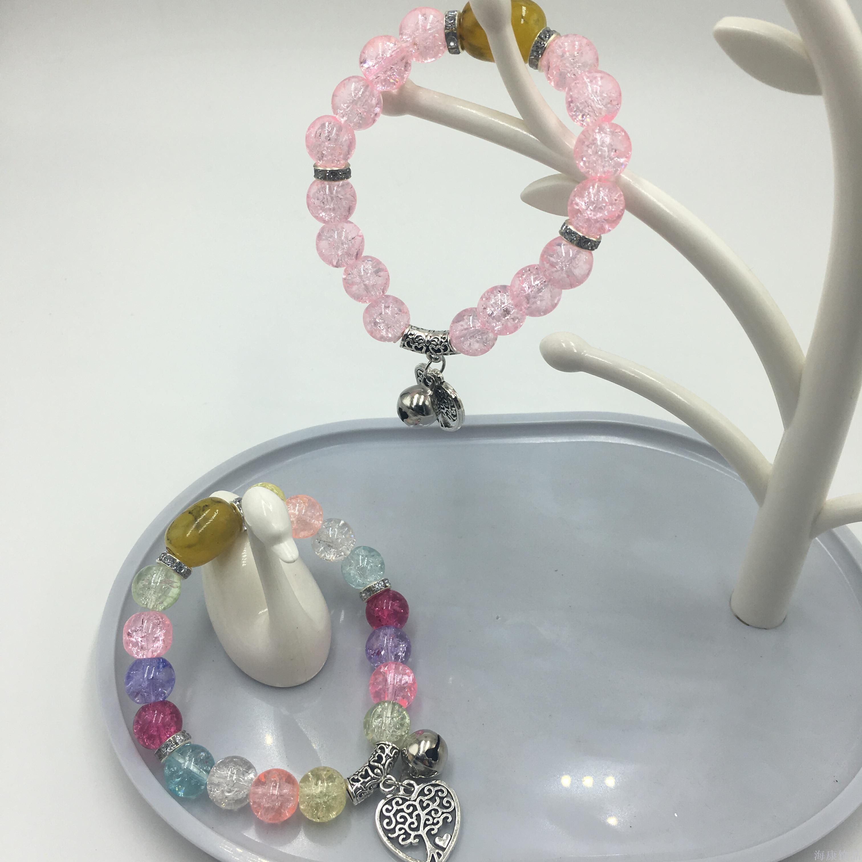 新款爆款手链直播网店礼品活动赠品女士女孩子水晶合金猫眼手链S2