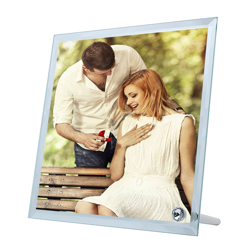 最新创意玻璃相框 热转印玻璃画框 空白玻璃 个性DIY相框