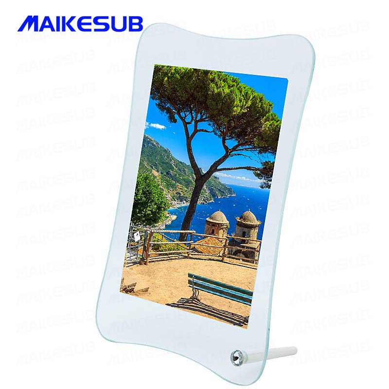 热转印玻璃 相框耗材 最新创意骨头形 空白玻璃 个性DIY玻璃相框