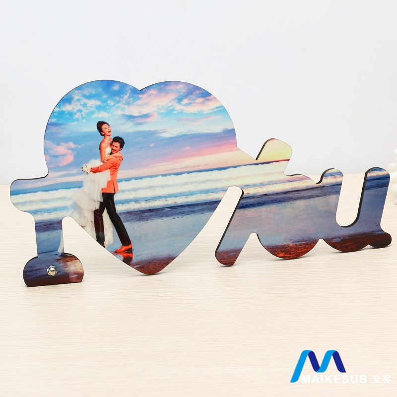 厂家直销 创意时尚摆台 优质热转印个性定制装饰画摆件精美无框画