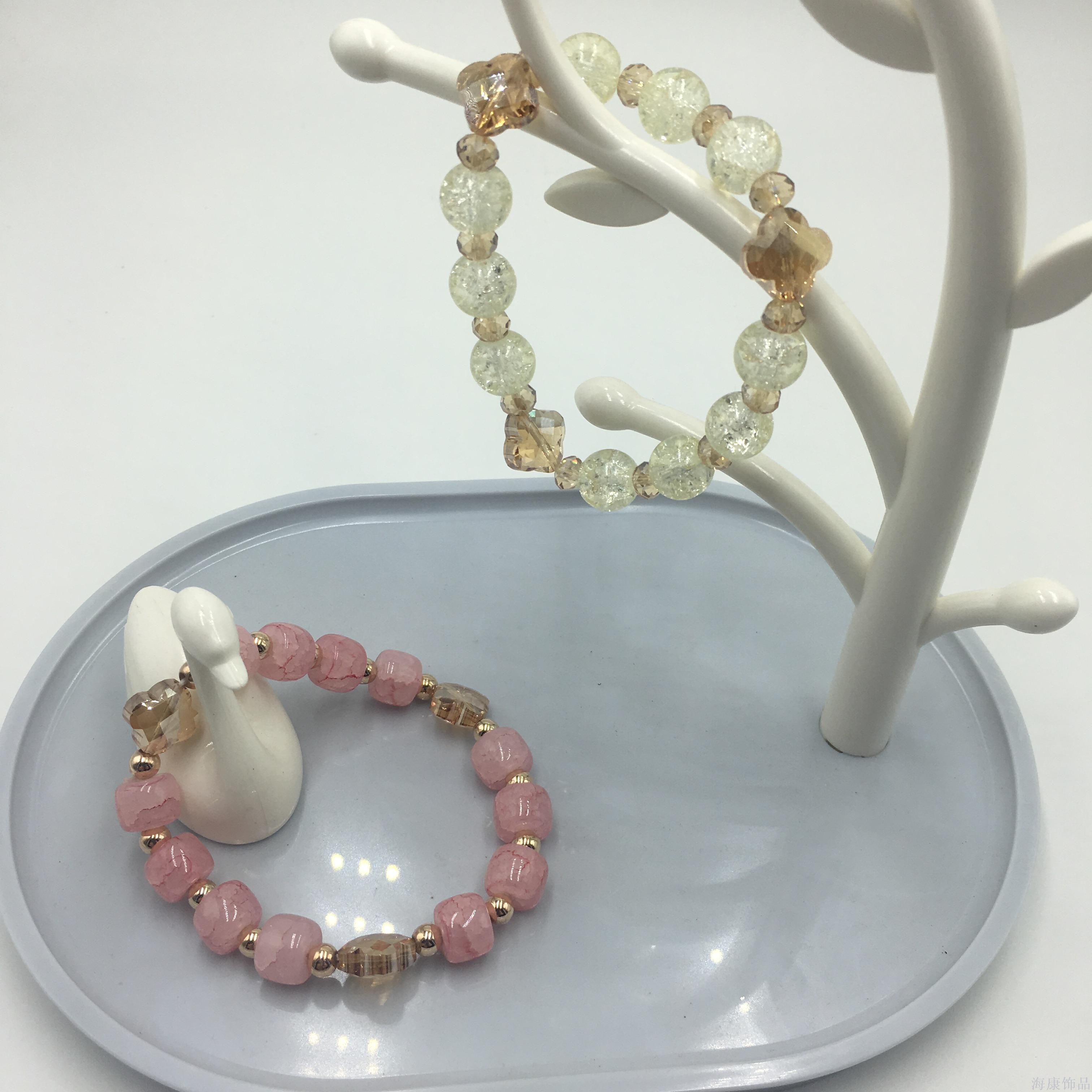 新款爆款手链直播网店礼品活动赠品女士女孩子水晶合金猫眼手链S1