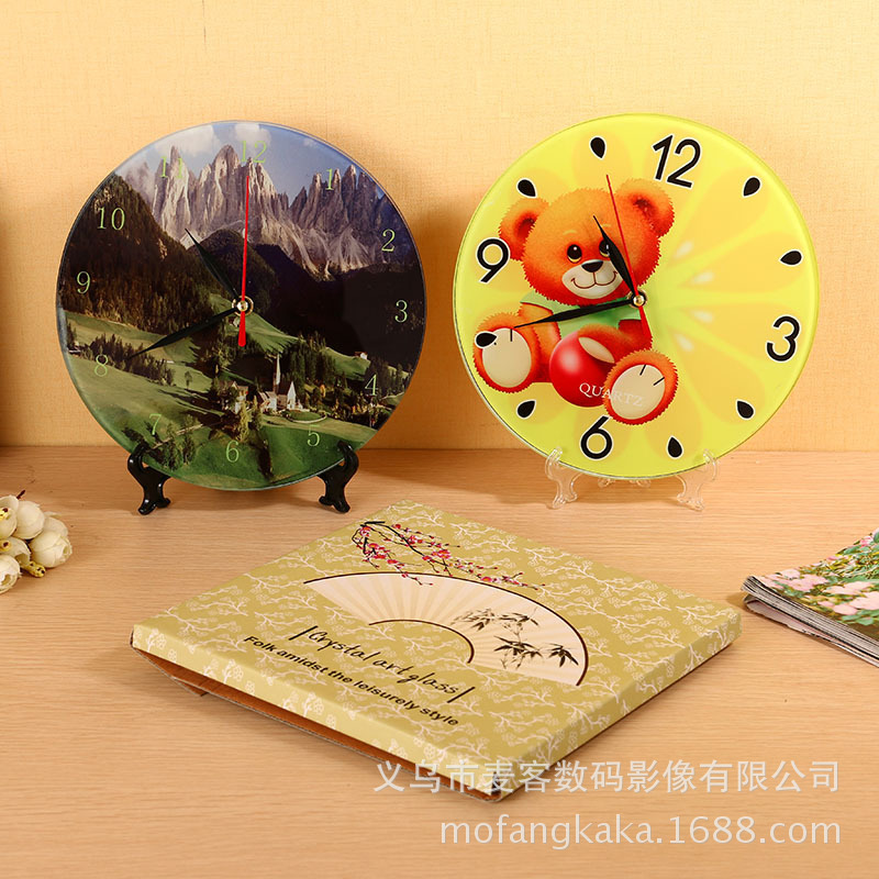 厂家直销热转印玻璃相框 热转印玻璃时尚相框 DIY创意家居饰品