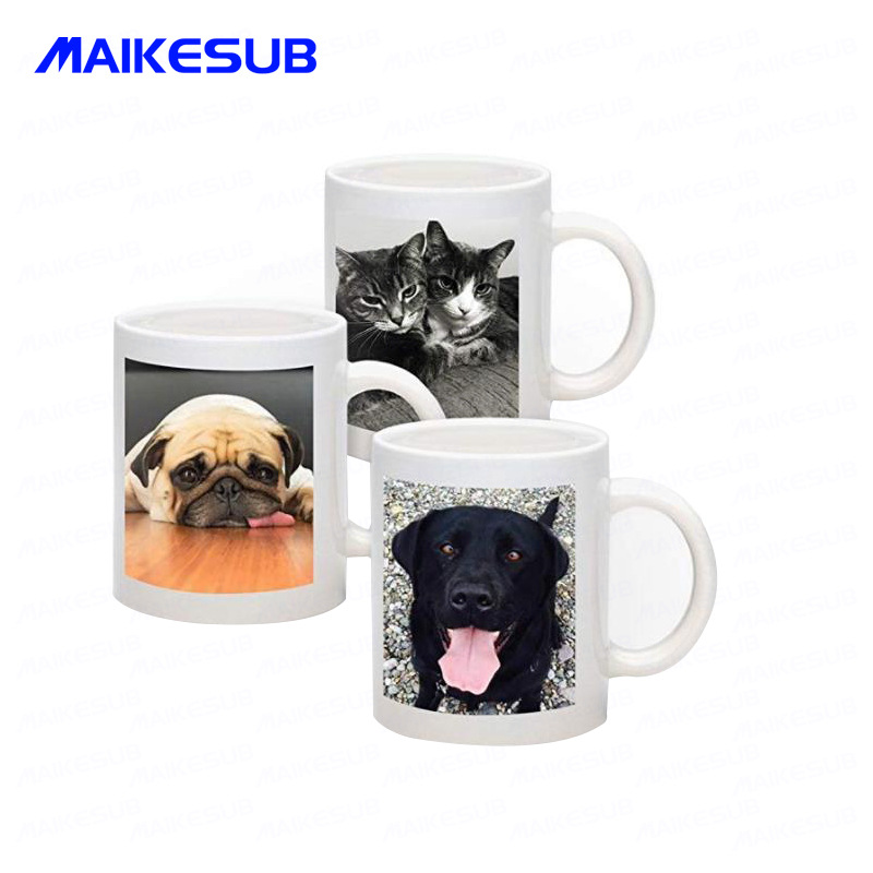 热转印耗材马克杯 11oz强化瓷白杯【出口品质】  热转印涂层白杯