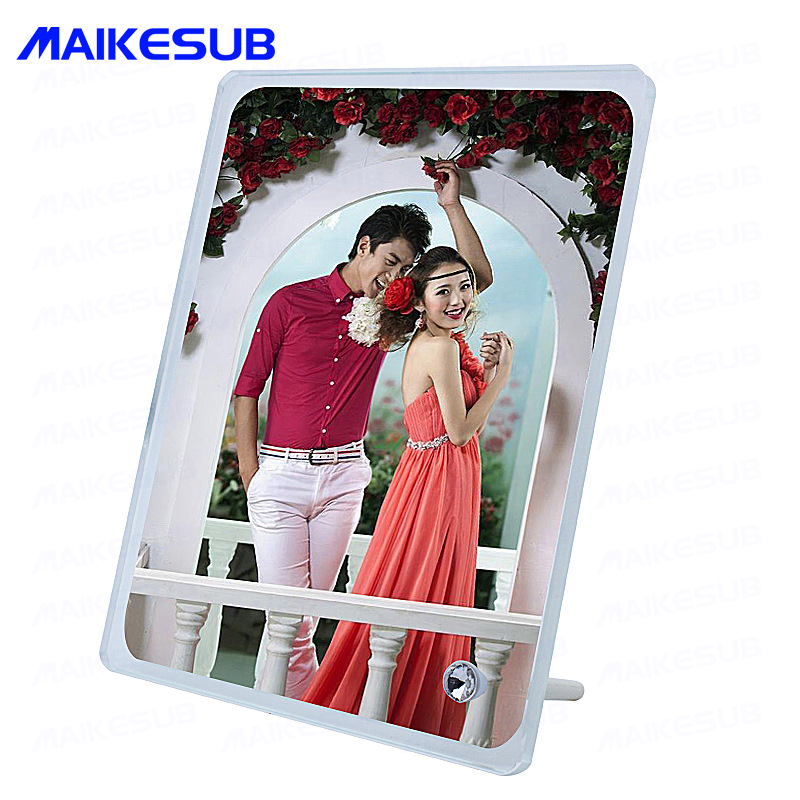 热转印水晶玻璃相框 空白玻璃画相框 高档水晶玻璃耗材厂家批发