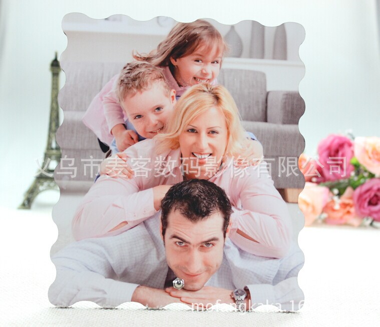 新品 热转印空白耗材批发 热转印MDF相框 个性定制7寸摆台