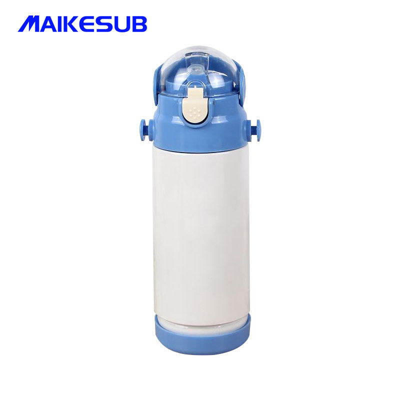 时尚弹盖吸管杯 优质子弹头不锈钢保温杯精致头套儿童水杯子