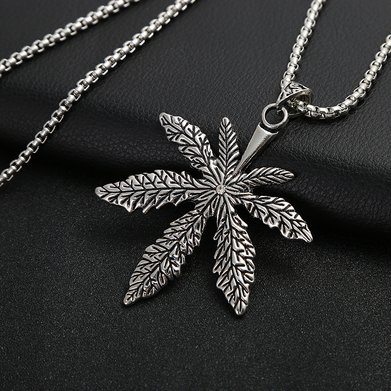 时尚嘻哈首饰项链日韩个性复古男士项链饰品街舞吊牌配饰一件代发