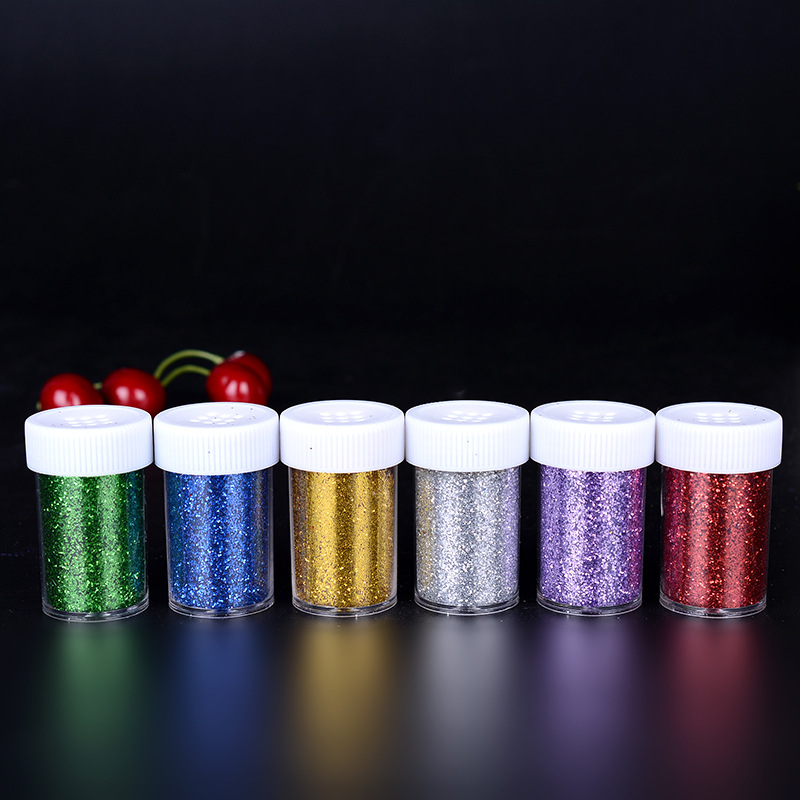 13克瓶装普通彩色金葱粉 diy圣诞饰品  圣诞礼品