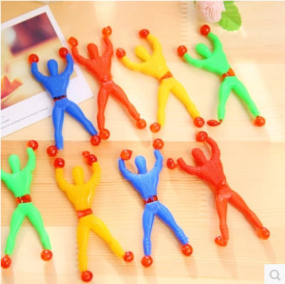 2752神奇翻跟斗 爬墙蜘蛛人 儿童玩具地摊爬璧人攀岩小人好玩的