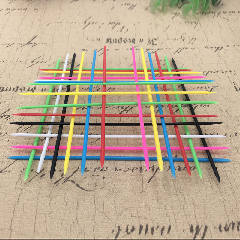 3016亲子玩具益智桌面游戏棒塑料游戏棒80后经典怀旧挑棍挑棒撒棒