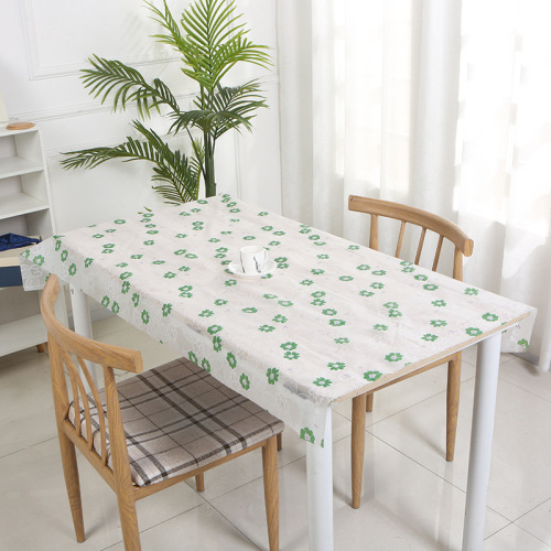 Factory Direct Eva Waterproof Tablecloth Oil-Proof Household tablecloth Restaurant Kitchen Non-Slip Coffee Table Cloth Spot Wholesale