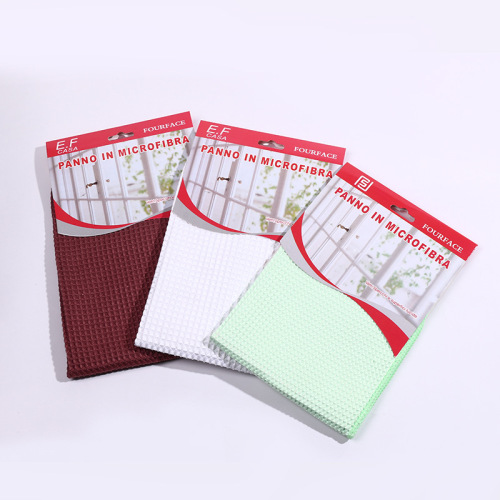 new waffle rag kitchen supplies decontamination oil-free lint-free dish towel daily necessities wholesale