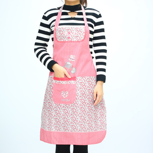 simple modern princess apron women‘s non-woven household apron korean style women‘s sleeveless apron customization logo