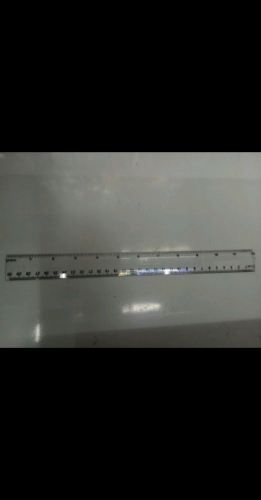 30cm transparent ruler， color transparent