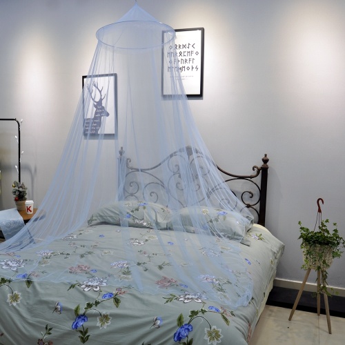 Manufacturer Wholesale Hanging Dome Mosquito Net Classical Palace Style Mosquito Net Lace Edge Ceiling Mosquito Net 