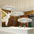 Crystal Chandelier Light Modern Chandeliers Dining Room Light Fixtures Bedroom Living Farmhouse Lamp Glass Led 56