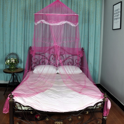 Princess Miwen Installation-Free Mosquito Net Encryption Anti-Mosquito Heightened round Ceiling Student Mosquito Net One-Piece Delivery